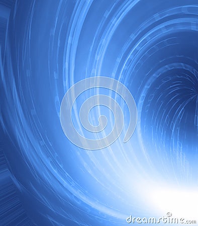 Radial energy wave ,flow of numbers like the water Stock Photo