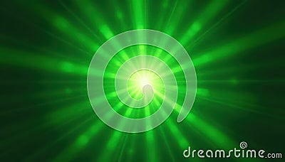 Radial green gradient exploding starburst effect explosion vibrant shade Cartoon Illustration