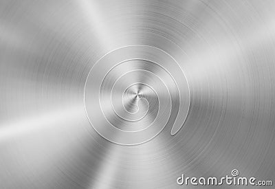 Radial metal texture background Stock Photo