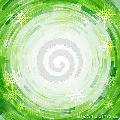 Radial mosaic background. Vector Illustration