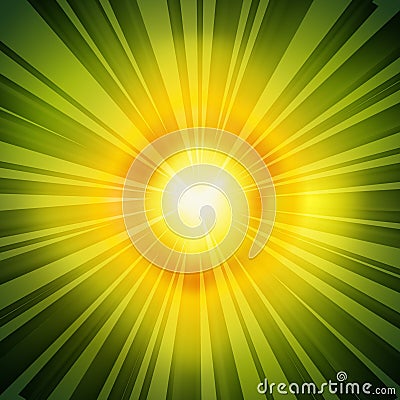 Radial Rays Background Vector Illustration