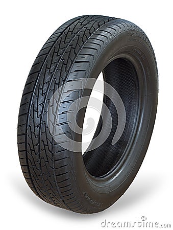 Radial Tire Stock Photo