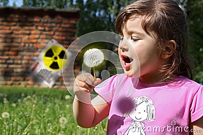 Radiation danger Stock Photo