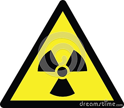 Radiation danger Vector Illustration