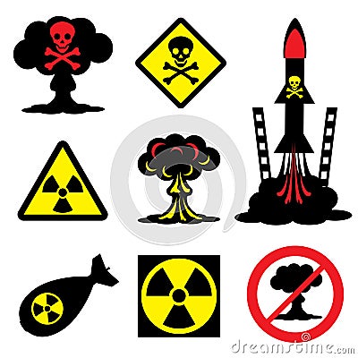 Radiation hazard Vector Illustration