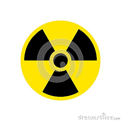 Radiation hazard sign symbol Vector Illustration