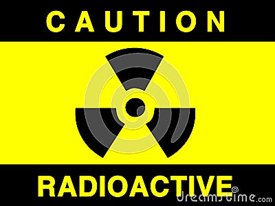 Radiation sign Stock Photo