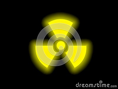 Radiation symbol Stock Photo