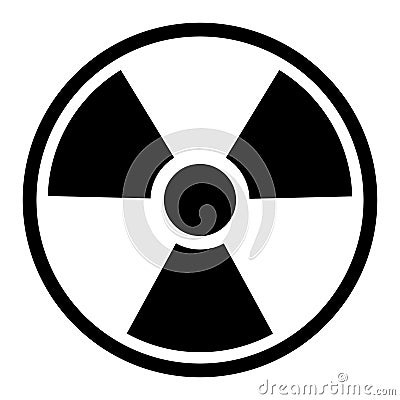 Radiation Symbol / Sign Stock Photo