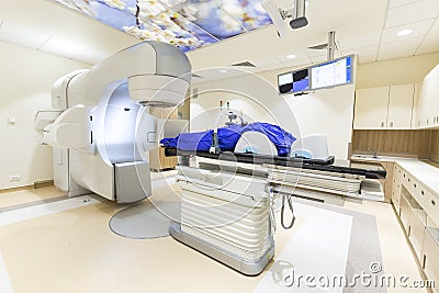 Radiation therapy for cancer Stock Photo