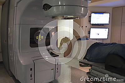 Radiation Therapy Treatment Stock Photo