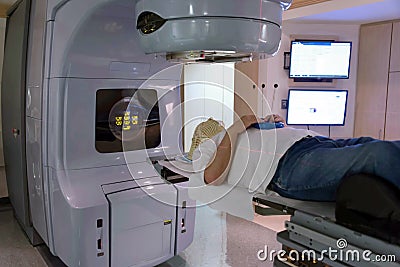 Radiation Therapy Treatment Stock Photo