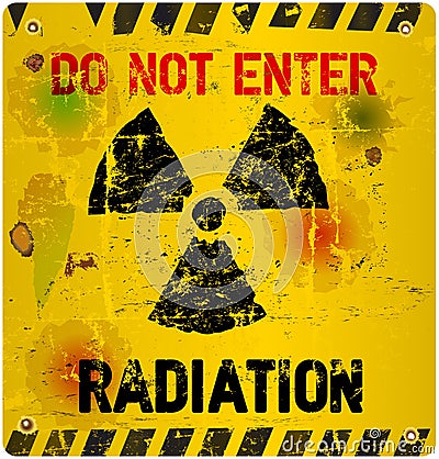 Radiation warning, Vector Illustration