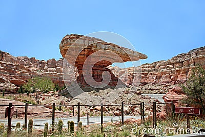 Radiator Springs, Cars Land Editorial Stock Photo