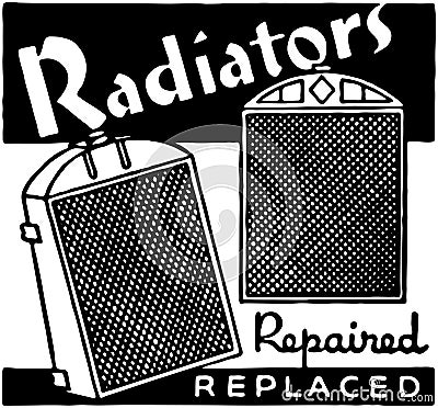 Radiators Vector Illustration