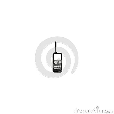 Walkie talkie vector icon. radio transmitter Vector Illustration