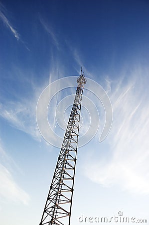 Radio antenna Stock Photo