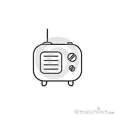 radio apparatus icon. Element of media and news for mobile concept and web apps. Detailed radio apparatus icon can be used for web Stock Photo