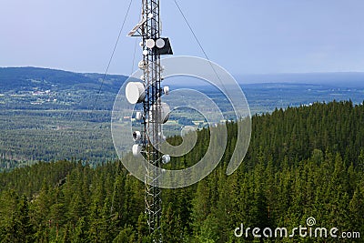 Radio base station Stock Photo