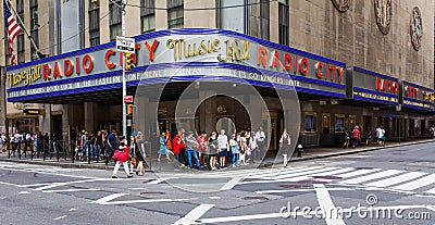 Radio City Music Hall Editorial Stock Photo