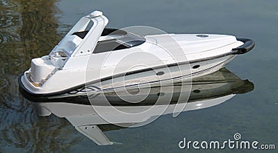 Radio Controlled Speed Boat. Stock Photo