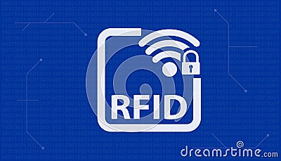 Radio Frequency Identification RFID - Vector Illustration Vector Illustration