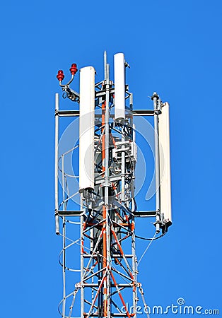 Radio GSM antenna Stock Photo