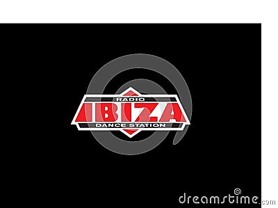 Radio Ibiza Dance Station Logo Editorial Stock Photo