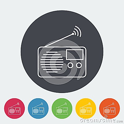 Radio icon Vector Illustration