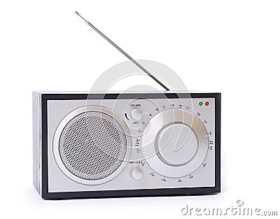 Radio isolated Stock Photo