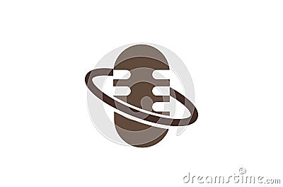 Radio Planet Logo Vector Illustration