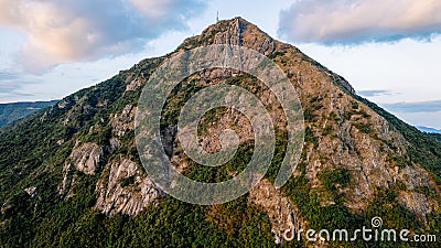 radio station at Kowloon Peak, Hong Kong Jan 14 2024 Editorial Stock Photo