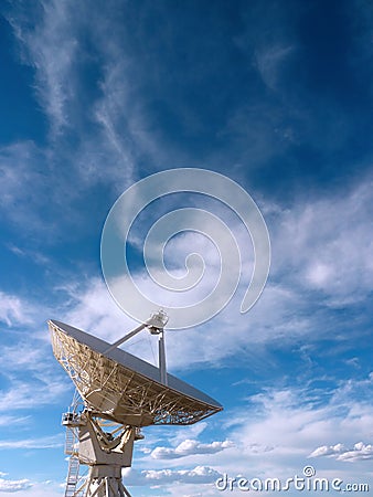 Radio Telescope Stock Photo