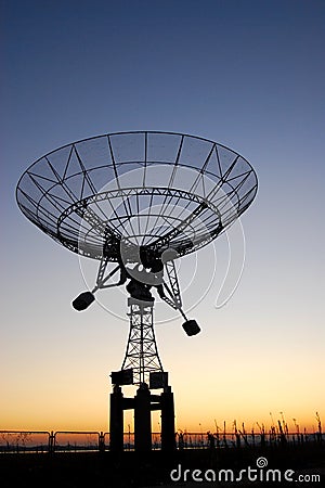 Radio telescope Stock Photo