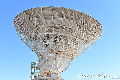 Radio telescope antenna at Narrabri Observatory New South Wales Australia Editorial Stock Photo