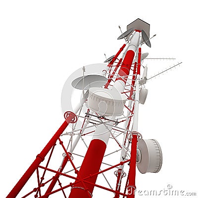 Radio tower Stock Photo