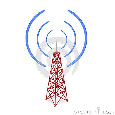 Radio tower Stock Photo