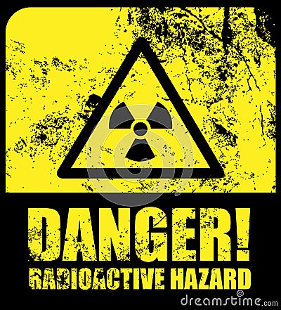 Radioactive Hazard Sign Vector Illustration