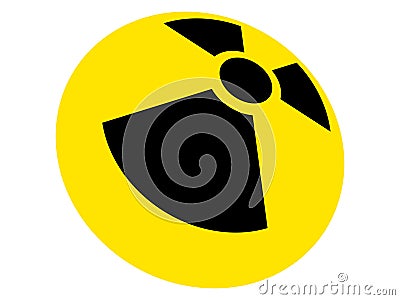 Radioactive sign Vector Illustration