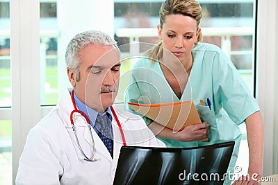 Radiology department in hospital Stock Photo