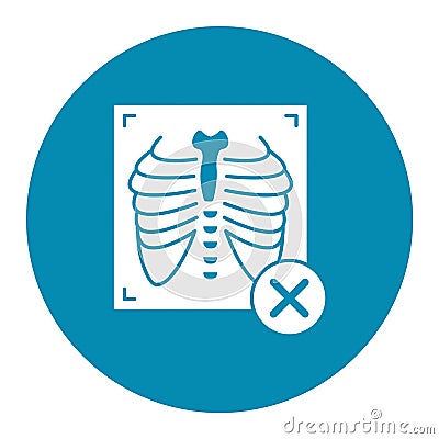 Radioscopy Glyph Style vector icon which can easily modify or edit Vector Illustration