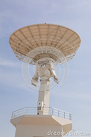 Radiotelescopes in Thailand Stock Photo