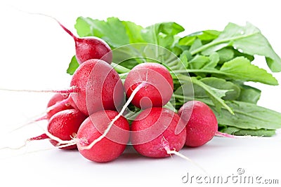 Radish Bunch Stock Photo