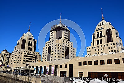 The RADISSON hotel in Astana Editorial Stock Photo