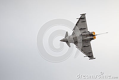 RADOM, POLAND - AUGUST 23: Italian EFA-2000 Eurofighter Typhoon Editorial Stock Photo