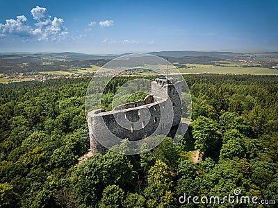 Radyne Castle in Pilsner region in Czech republic Stock Photo