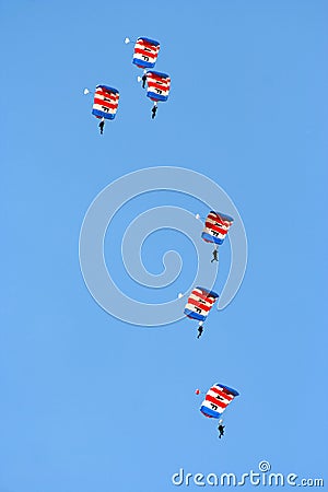 RAF Falcons Stock Photo