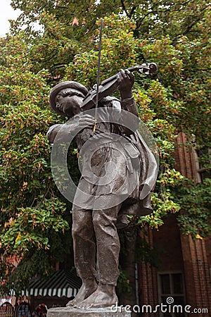 Rafter statue. Stock Photo