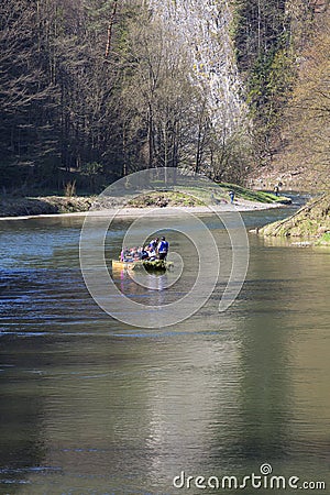 Rafting on the Dunajec river, Szczawnica, Poland Editorial Stock Photo