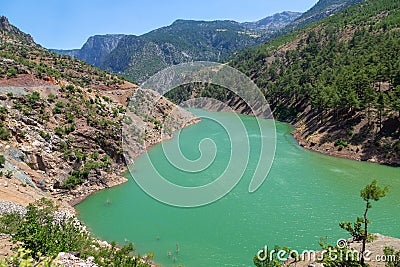 Rafting in the green canyon, Alanya, Turkey Stock Photo